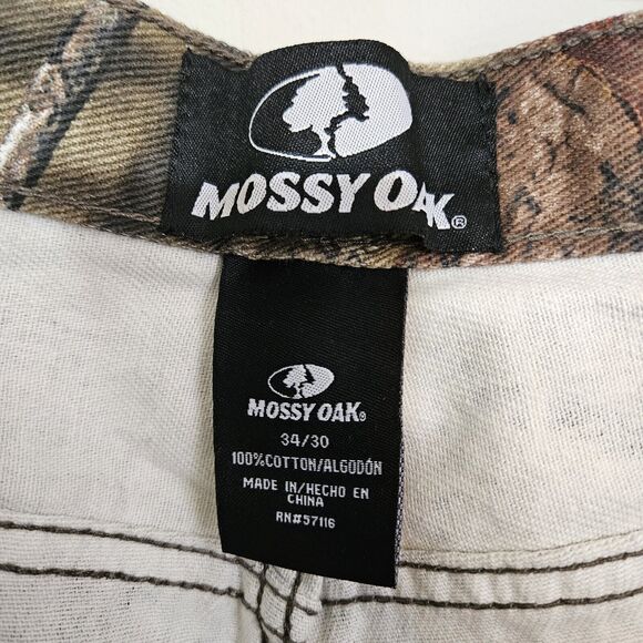 Mossy Oak Camo Jeans Men 34x30 Green Style 55191-7-C2 Cotton Hunting Outdoors - Picture 6 of 8